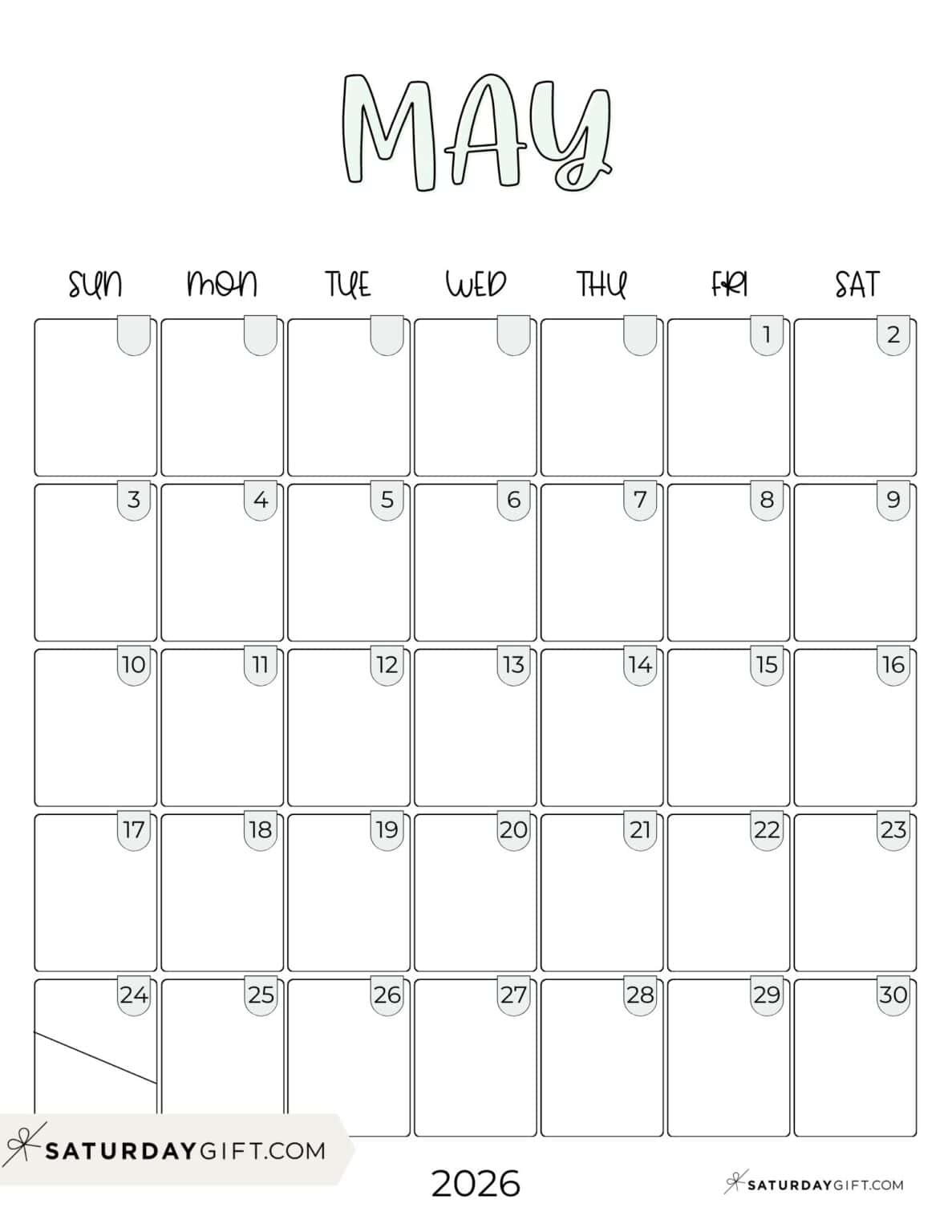 May 2026 Calendar 21 Cute & Free Printables