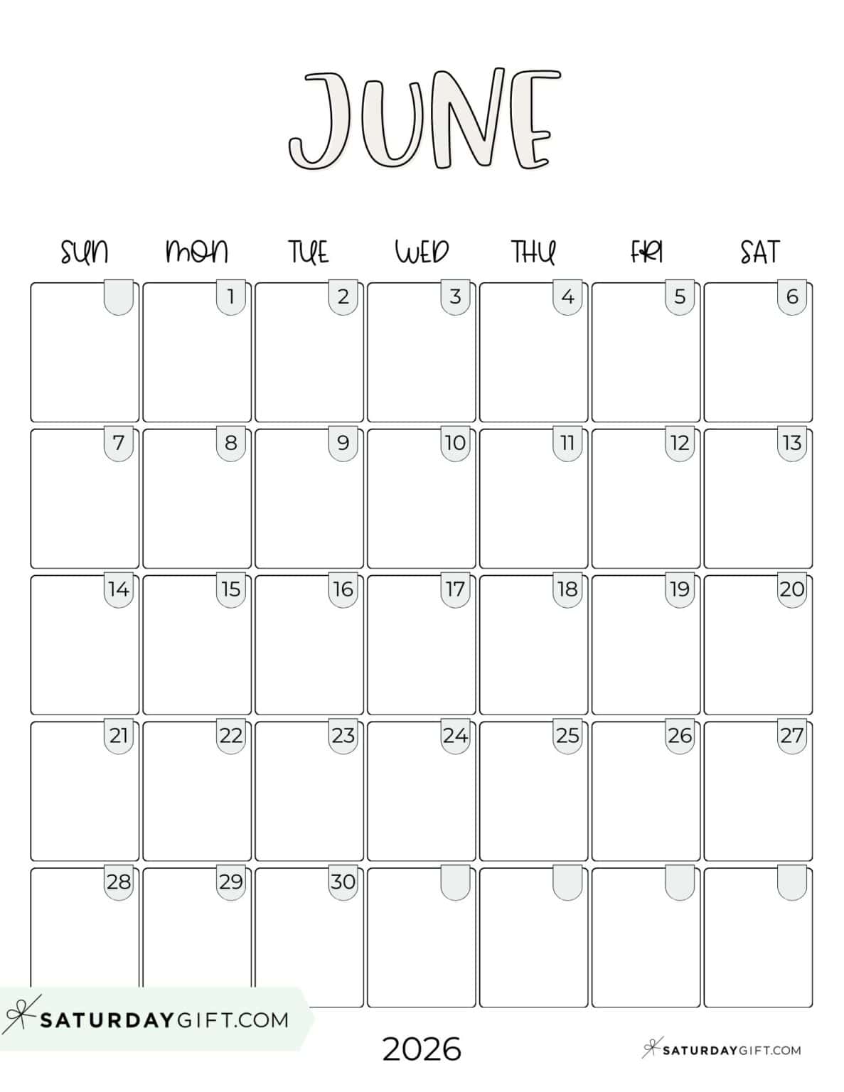 Cute 2026 Calendar Templates Minimal Yet Adorable Printables