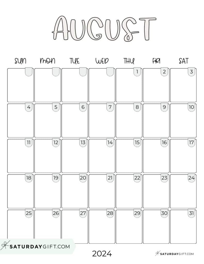 August, 2020