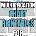 1-25 Multiplication Chart Printables for Practice | SaturdayGift