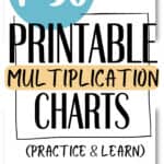 1-50 Printable Multiplication Charts - Practice & Learn | SaturdayGift