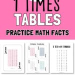 1 Times Tables - Practice Math Facts | SaturdayGift