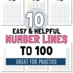 10 Easy & Helpful Number Lines to 100 - Great for Practice | SaturdayGift