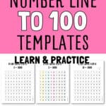 10 Number Line to 100 Templates - Learn & Practice | SaturdayGift