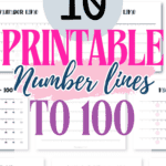 10 Printable Number Lines to 100 | SaturdayGift