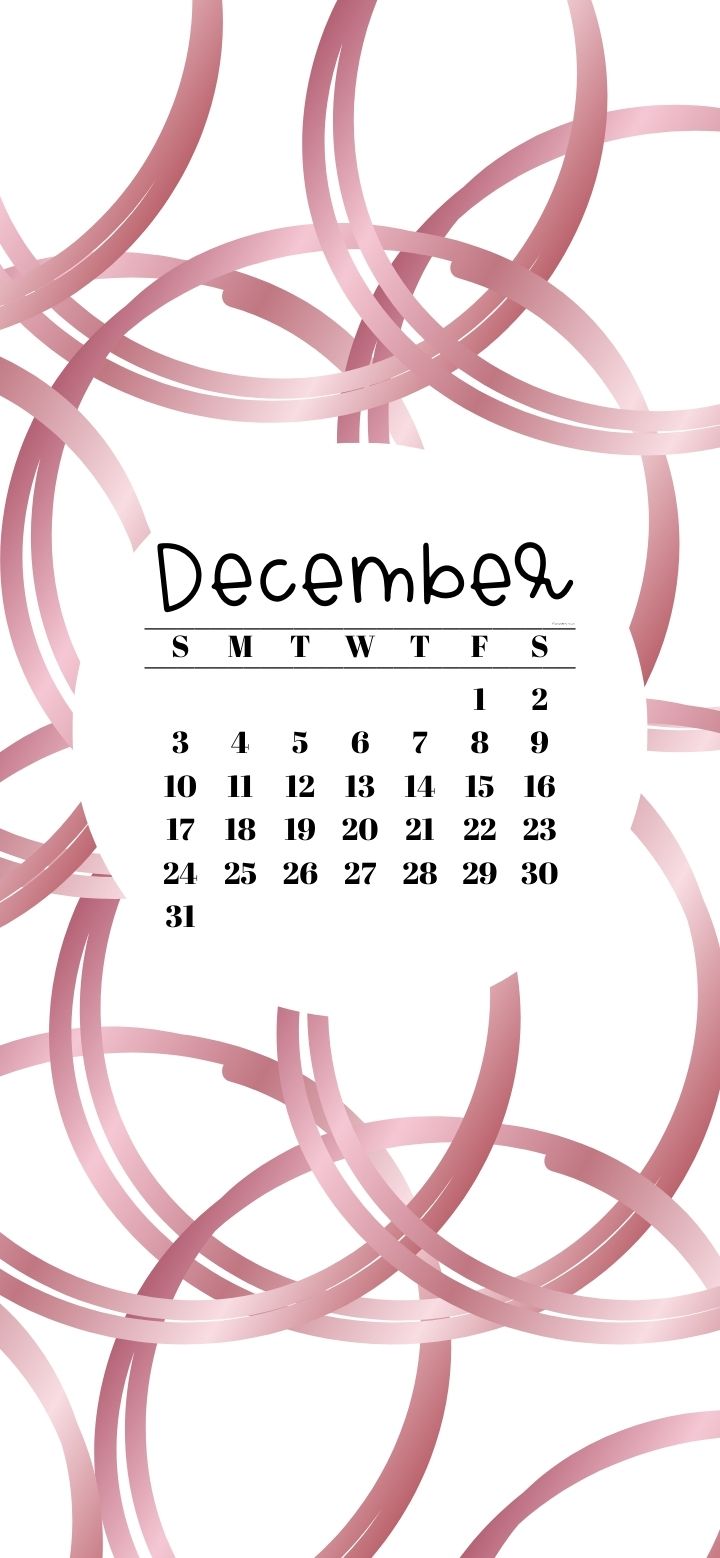 December 2023 Calendar Wallpaper - 48 Cute iPhone Backgrounds