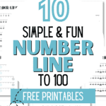10 Simple & Fun Number Line to 100 Free Printables - Learn & Practice | SaturdayGift
