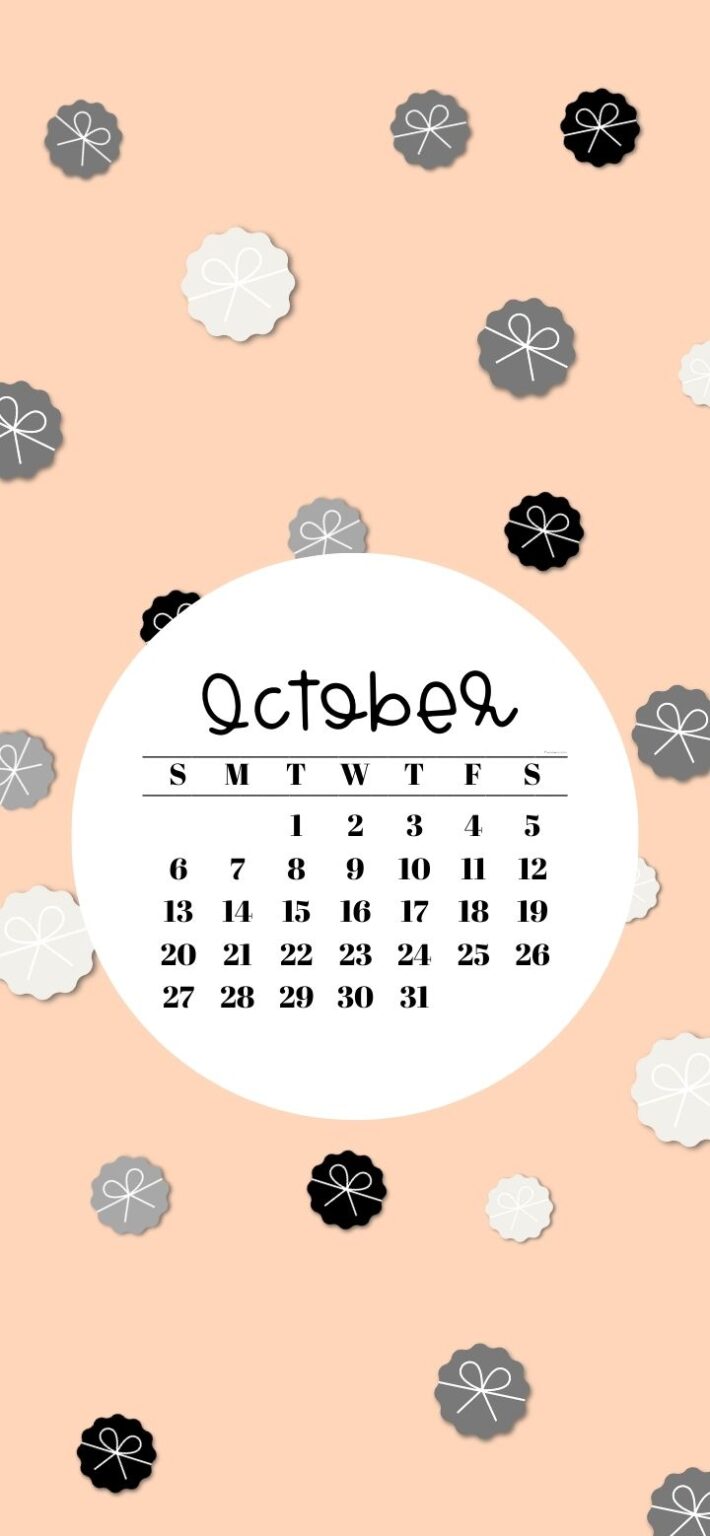 October 2024 Calendar Wallpaper - 47 Cute iPhone Backgrounds