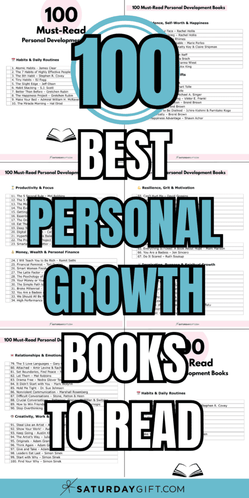 100 Best Personal Growth Books to Read | SaturdayGift