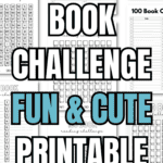 100 Book Challenge Fun & Cute Printable Trackers | SaturdayGift