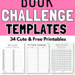 100 Book Challenge Templates - Cute Free Printables | SaturdayGift