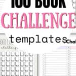 100 Book Challenge Templates - Free Reading Trackers | SaturdayGift