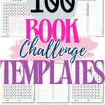100 Book Challenge Templates | SaturdayGift