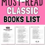 100 Must-Read Classic Book List | SaturdayGift