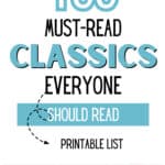 100 Must-Read Classics Everyone Should Read | SaturdayGift