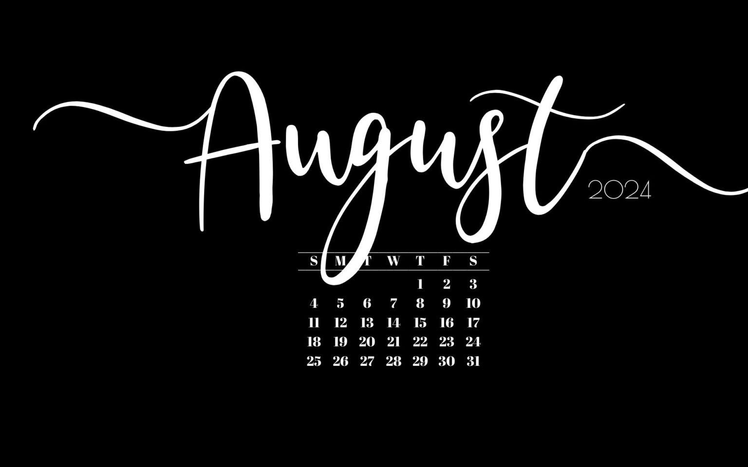 August Desktop Wallpaper 21 Cute & Free August 2024 Calendar Backgrounds