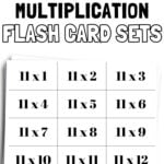 12 Free Printable Multiplication Flash Card Sets - Print & Learn | SaturdayGift