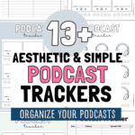 13+ Aesthetic & SImple Podcast Trackers | SaturdayGift