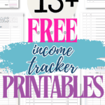 13+ Free Income Tracker Printables | SaturdayGift