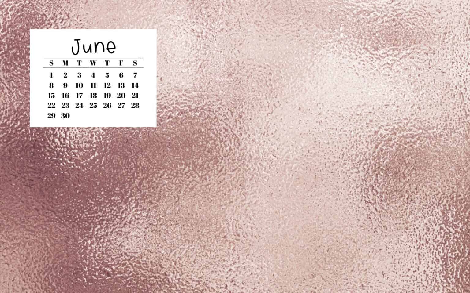 June Desktop Wallpaper - 21 Cute & Free June 2025 Calendar Backgrounds