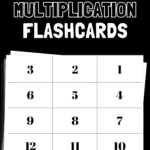 144 Free Printable Multiplication Flashcards - Make Learning Fun | SaturdayGift
