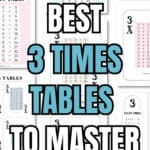 15 Best 3 Times Tables to Master Math | SaturdayGift