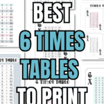 15 Best 6 Times Tables to Print & Learn | SaturdayGift