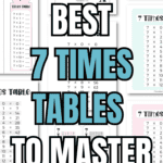 15 Best 7 Times Tables to Master Math | SaturdayGift