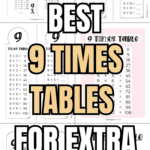 15 Best 9 Times Tables for Extra Practice | SaturdayGift