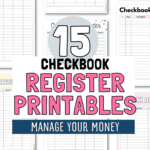 15 Checkbook Register Printables | SaturdayGift