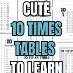 15 Cute 10 Times Tables to Learn Math | SaturdayGift