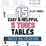 15 Easy & Helpful 5 Times Tables - Master Multiplication | SaturdayGift