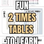 15 Fun 2 Times Tables to Learn Math | SaturdayGift