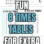 15 Fun 8 Times Tables for Extra Practice | SaturdayGift