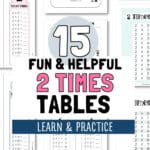 15 Fun & Helpful 2 Times Tables - Learn and Practice | SaturdayGift