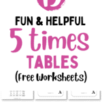 15 Fun & Helpful 5 Times Tables - Free Worksheets | SaturdayGift
