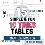 15 Simple & Fun 10 Times Tables - Make Learning Fun _ SaturdaGift