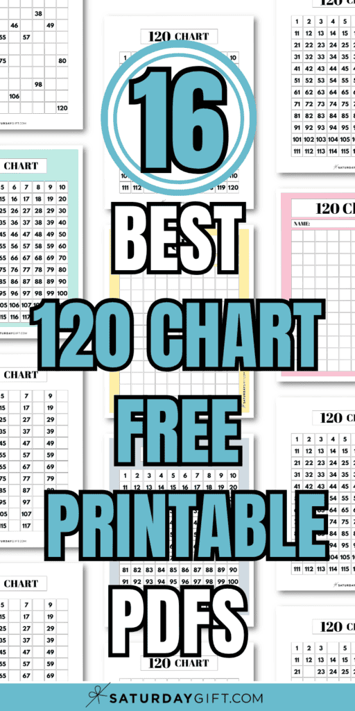 16 Best 120 Chart Free Printable PDFS | SaturdayGift