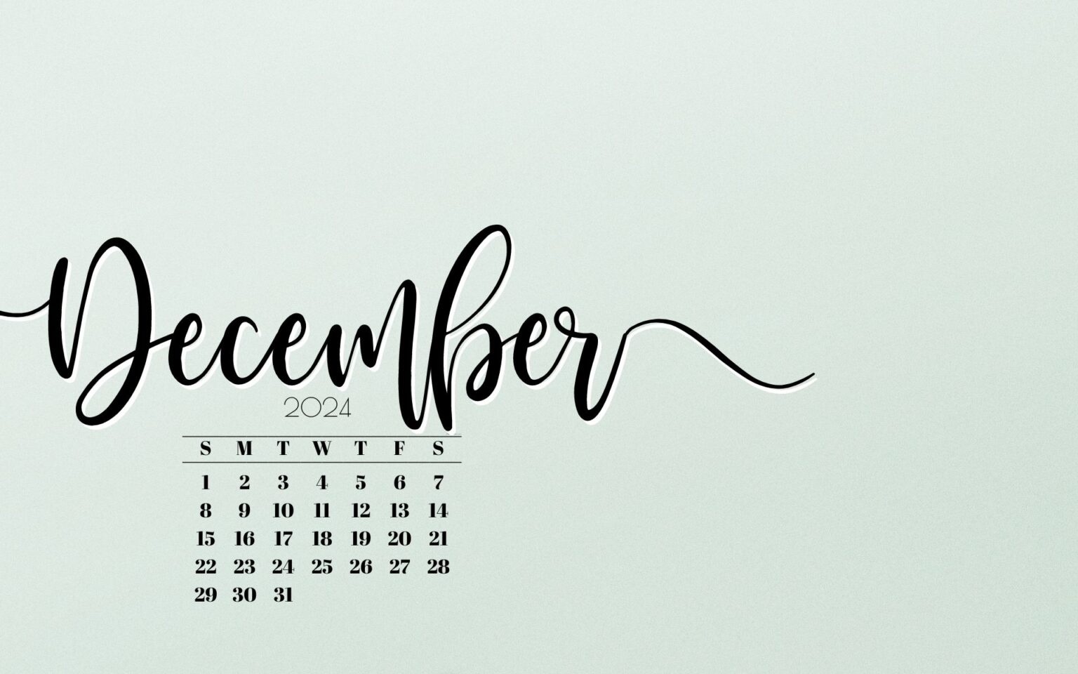 December Desktop Wallpaper 21 Cute & Free December 2024 Calendar