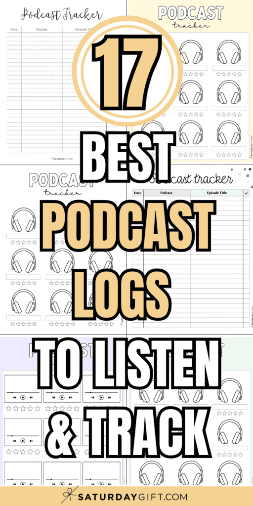 17 Best Podcast Logs to Listen and Track | SaturdayGift