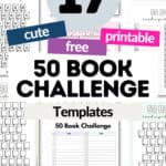 17 Cute & Free 50 Book Challenge | SaturdayGift