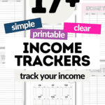 17+ Simple and Printables Income Trackers | SaturdayGift