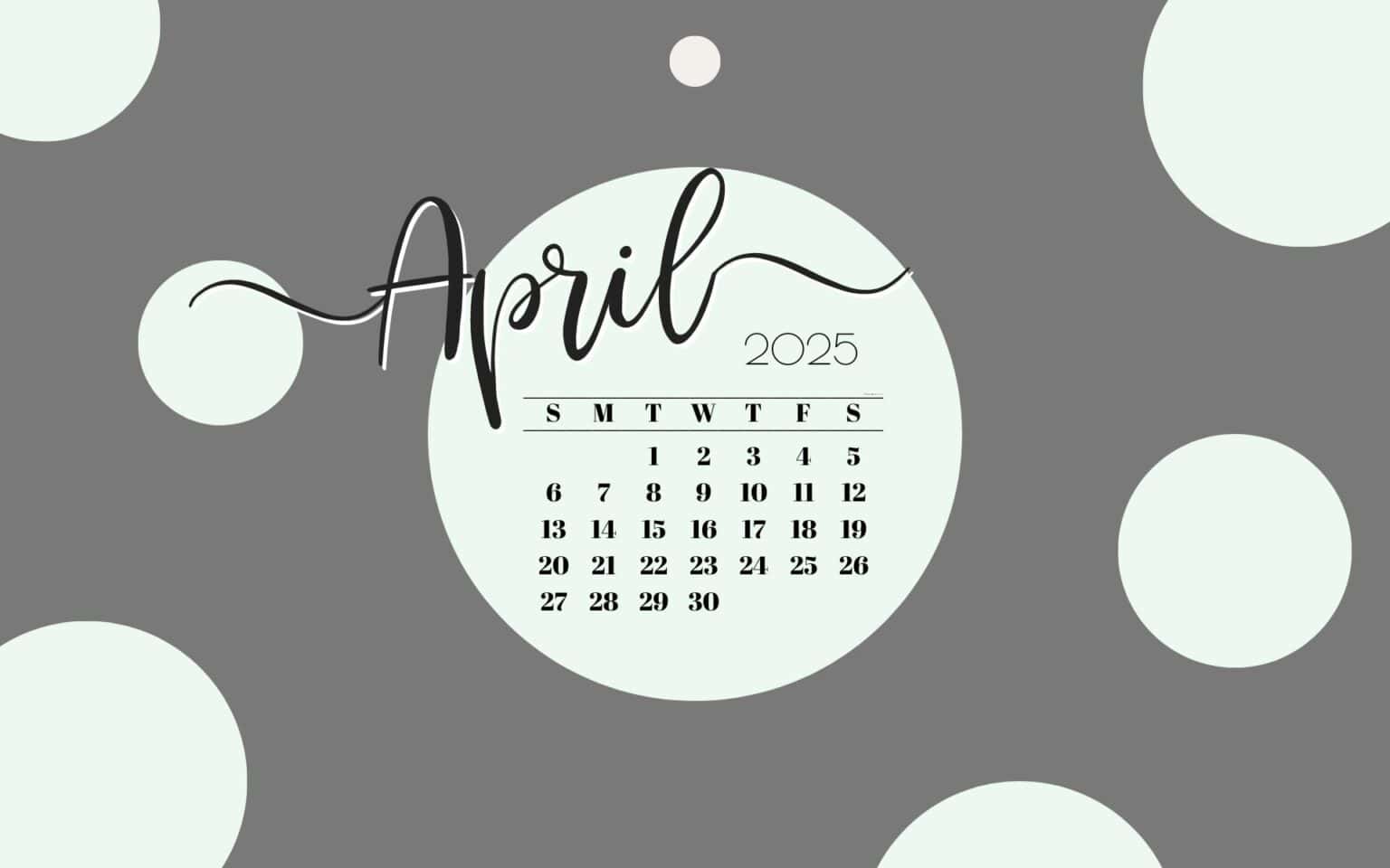 April Desktop Wallpaper 21 Cute & Free April 2025 Calendar Backgrounds