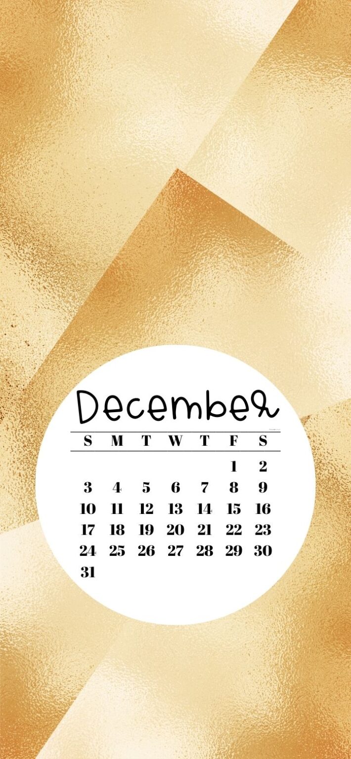 December 2023 Calendar Wallpaper - 48 Cute iPhone Backgrounds