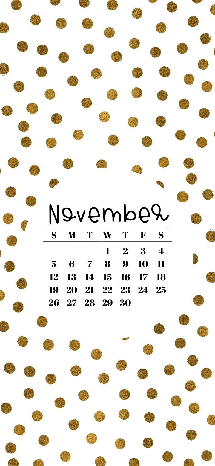 November 2023 Calendar Wallpaper - 44 Cute iPhone Backgrounds