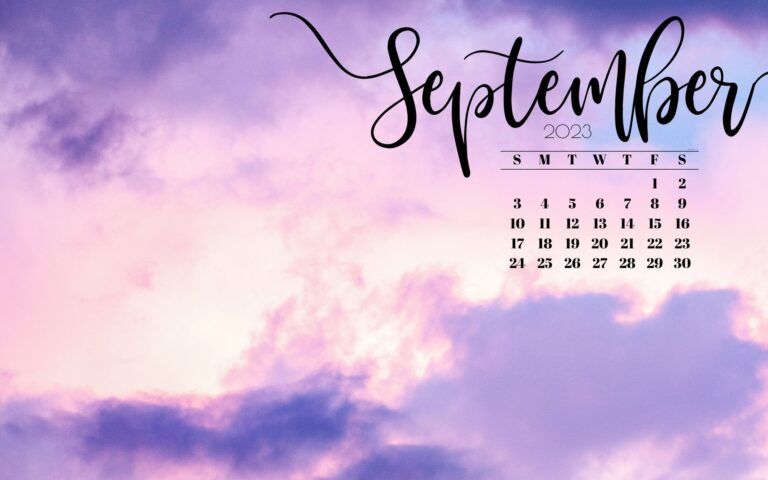 September Desktop Wallpaper - 21 Cute & Free September 2023 Calendar