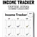 19 Free Printable Income Tracker Templates | SaturdayGift