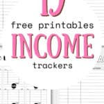 19 Free Printables Income Trackers | SaturdayGift