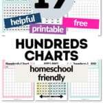19 Helpful Printable & Free Hundreds Charts - Homeschool Friendly | SaturdayGift