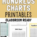 19 Hundreds Charts Printables - Classroom Ready | SaturdayGift
